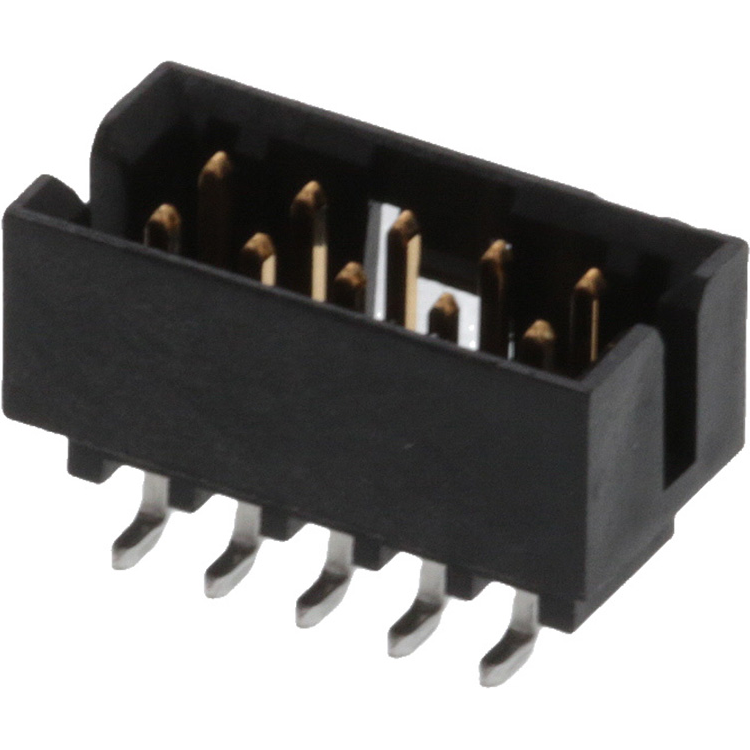 Molex-0878321028 Piastre connettori e prese PCB Conn Shrouded Header (4 Sides) HDR 10 POS 2mm Solder ST Top Entry SMD Milli-Grid T/R