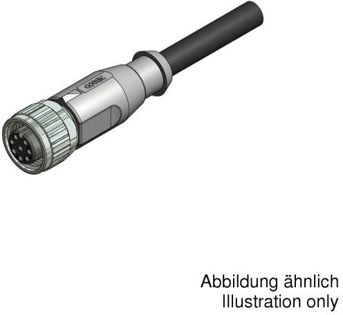CONEC-43-11035 null Cable Assembly Circular TPU 5m M12 Circular 8 POS F