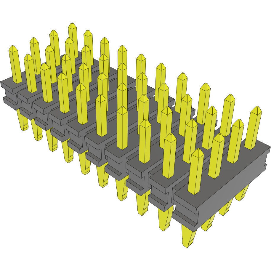 Samtec-PTT-110-01-S-Q Connector Headers and PCB Receptacles Conn Unshrouded Header HDR 40 POS 2mm Press Fit ST Thru-Hole Bulk