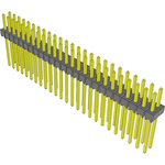 Conn Unshrouded Header HDR 50 POS 2.54mm Solder ST Top Entry Thru-Hole Bulk