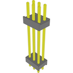 Conn Board Stacker HDR 6 POS 2.54mm Solder ST Top Entry Thru-Hole Bulk