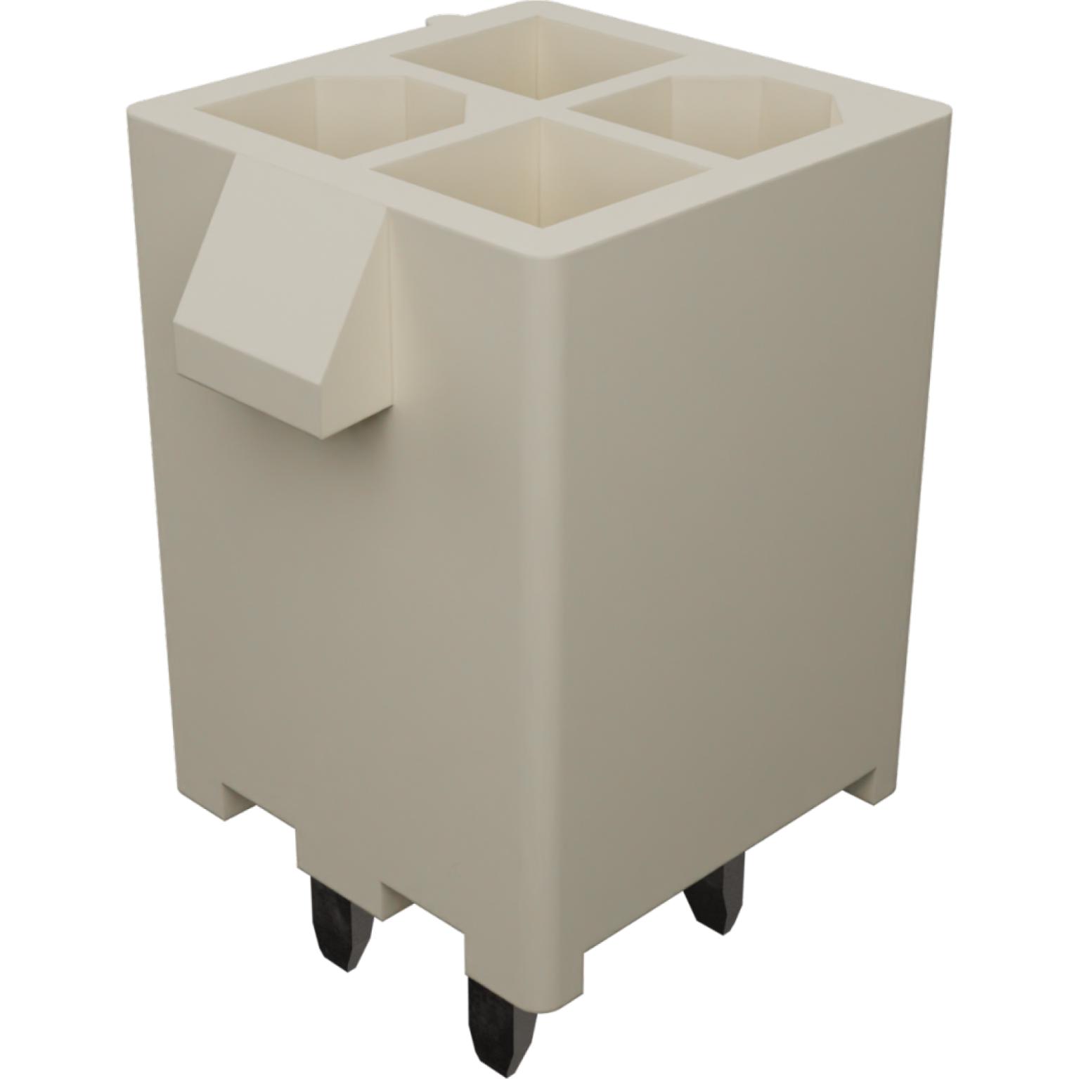 Molex-0039309045 Raccordement d'alimentation Conn Power M 4 POS 4.2mm Solder ST Thru-Hole 4 Terminal 1 Port Mini-Fit Jr™ Bag