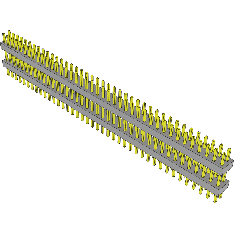 Samtec-TW-40-05-G-D-325-135 连接器插头及 PCB 插座 Conn Board Stacker HDR 80 POS 2mm Solder ST Top Entry Thru-Hole Bulk