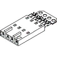 Molex-0014563155 Cabezales del conector y receptáculos PCB Conn IDC Connector F 15 POS 2.54mm IDT ST Cable Mount SL Tube