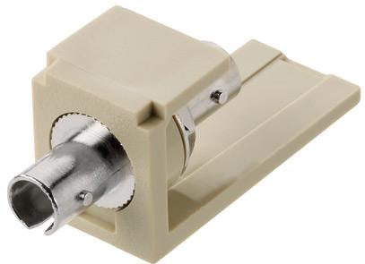Panduit-CMSTZEI Conector de fibra óptica Conn ST Adapter Multi Mode RCP/RCP ST Panel Mount