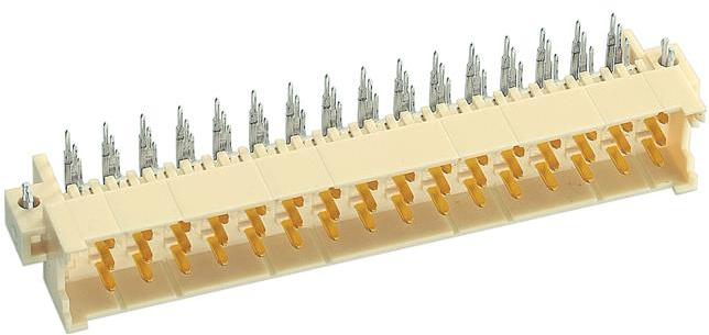 HARTING-09063482951 Steckverbinder, Mutterplatine Conn DIN 41612 M 48 POS 2.54mm Solder RA Thru-Hole