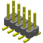 Conn Unshrouded Header HDR 10 POS 2.54mm Solder ST Top Entry SMD Tube