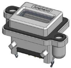 Amphenol Communications Solutions-MUSBA511N5 Connector USB Conn USB 2.0 Type A RCP 4 POS 2mm/2.5mm Solder ST Thru-Hole 4 Terminal 1 Port