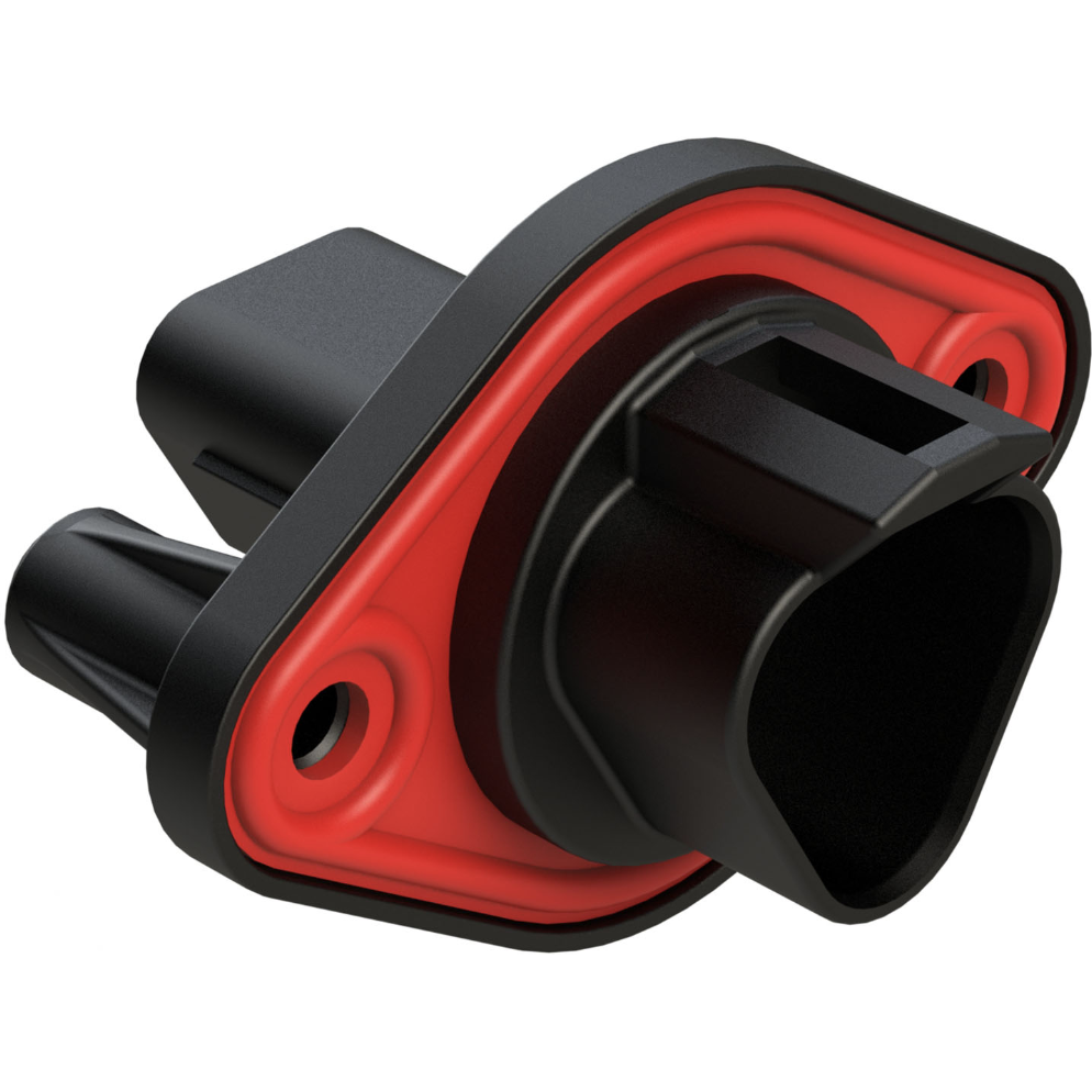 Amphenol-AT04-3P-PM11 Connector Discrete Wire Housing Conn Housing RCP 3 POS Crimp ST Panel Mount Black