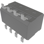Conn Socket Strip SKT 8 POS 1.27mm Solder RA SMD T/R