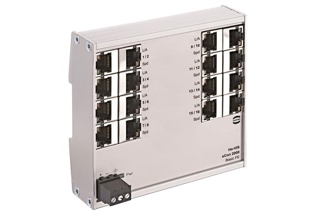 HARTING-24020160010 Ethernet-Schaltern Ethernet Switch 16-Port 100Mbps