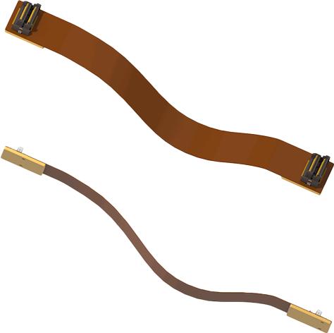 Amphenol Communications Solutions-10170897-E030010LF  Cable Assembly 0.1m 30 to 30 POS FPC to FPC M-M Tray