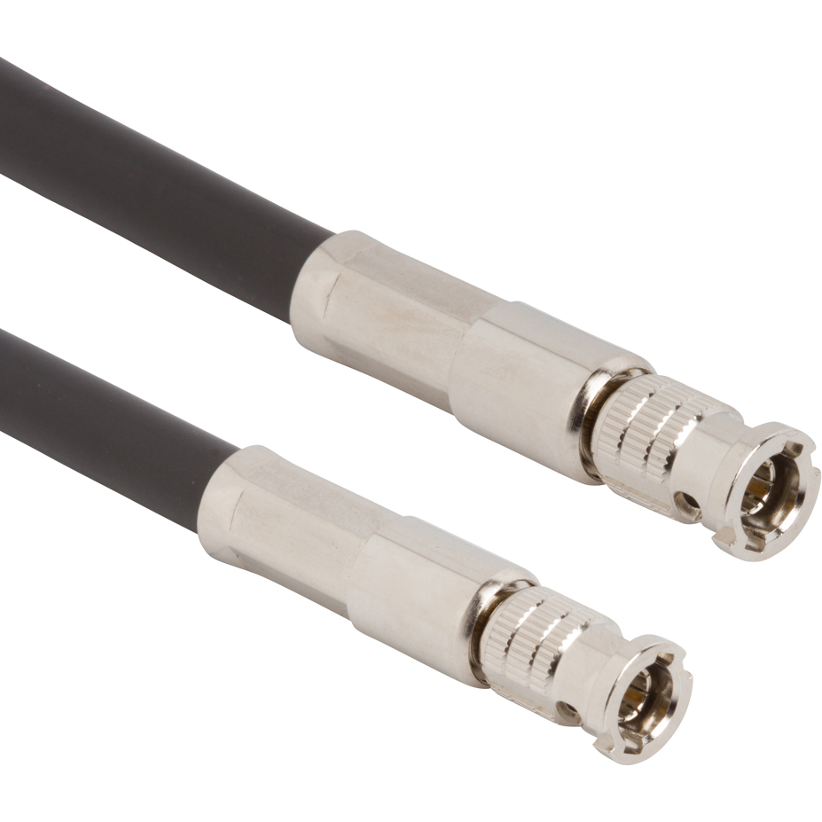 Amphenol RF-095-850-159-018 同轴电缆组件 Cable Assembly Belden 1505A 0.457m HD-BNC to HD-BNC M-M Bag
