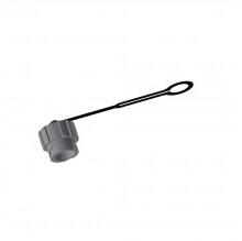 CONEC-17-300050 Steckverbinderzubehör Connector Accessories Protective Cap Straight Polyester Black