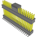 Conn Board Stacker HDR 42 POS 1.27mm Solder ST Top Entry SMD FLEX STACK™ T/R