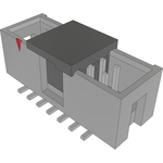 Conn Shrouded Header (4 Sides) HDR 14 POS 2.54mm Solder ST Top Entry SMD Tube