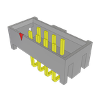 Conn Shrouded Header HDR 8 POS 2mm Solder RA Thru-Hole Tube