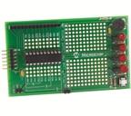 Microchip Technology-DM164130-9 Cartes et kits de développement de systèmes intégrés PIC16F1829-I/P Microcontroller Demonstration Board
