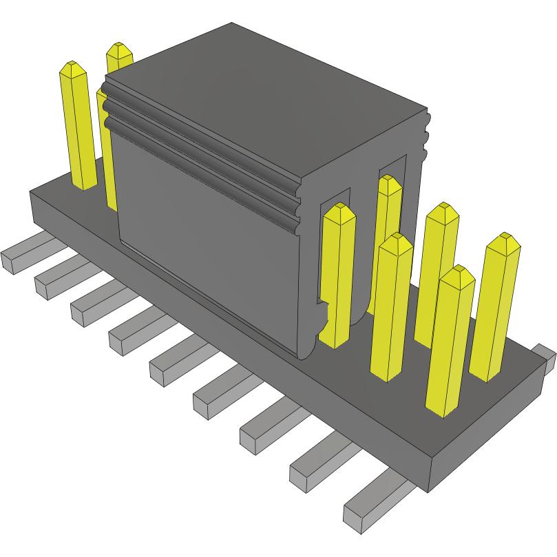 Samtec-FTS-109-01-L-DV-A-P Connector Headers and PCB Receptacles Conn Unshrouded Header HDR 18 POS 1.27mm Solder ST Top Entry SMD Tube