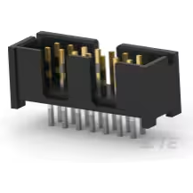 TE Connectivity-103309-2 Piastre connettori e prese PCB Conn Shrouded Header (4 Sides) HDR 14 POS 2.54mm Solder ST Top Entry Thru-Hole Tube