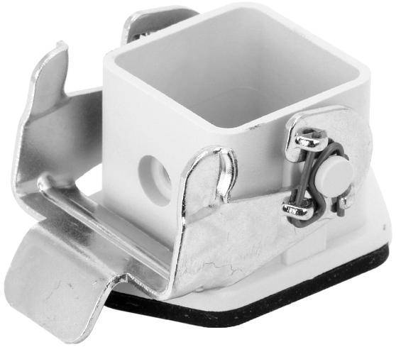 Amphenol-C146 10F003 000 4 Schrumpfbalgenadapter Panel Mounting Base 180° 4/A3 Shell Size Polycarbonate heavy/mate®