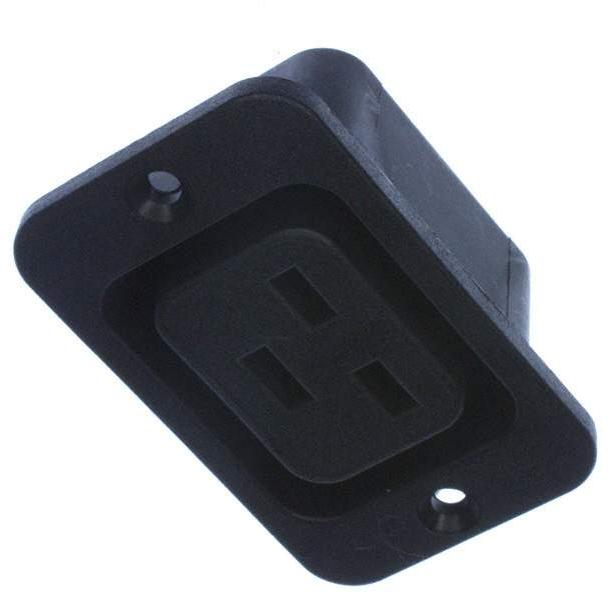 SCHURTER-4797.3 Steckverbinder Conn Outlet SKT 3 POS Solder Lug ST Panel Mount 3 Terminal 1 Port