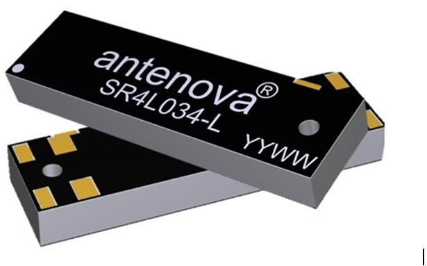Antenova-SR4L034-L Antenne Antenna LTE -1.5dBi Gain 798MHz/960MHz/2170MHz/2400MHz/2690MHz SMD