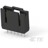 TE Connectivity-5-104363-5 Connector Headers and PCB Receptacles Conn Shrouded Header (4 Sides) HDR 6 POS 2.54mm Solder ST Top Entry Thru-Hole Box