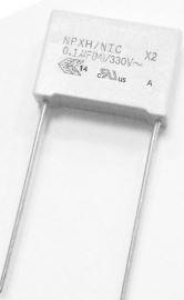 NIC Components-NPXH273K330VX2N1F 塑料薄膜电容器 Cap Film Suppression X2 0.027uF 300VAC/310VAC/330VAC PP 10% (10.5 X 4 X 9mm) Radial 7.5mm 110°C Bulk