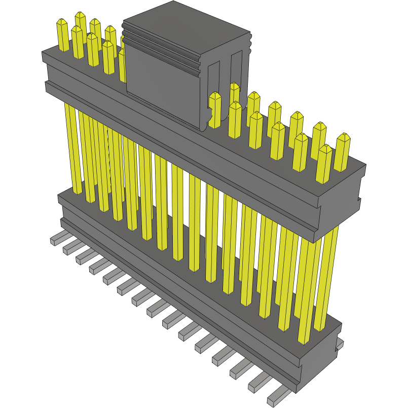 Samtec-FW-15-05-F-D-500-070-A-P-TR Steckverbinderleisten und Leiterplattenbuchsen Conn Board Stacker HDR 30 POS 1.27mm Solder ST Top Entry SMD FLEX STACK™ T/R