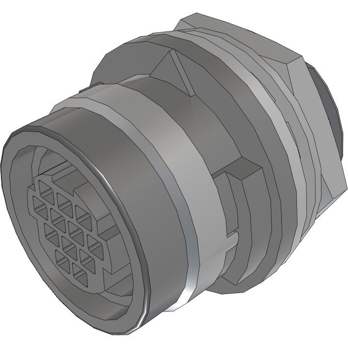 Samtec-MCRK-8-S 圆形连接器 Conn Circular SKT 12 POS Crimp ST Cable Mount 12 Terminal 1 Port AccliMate™ Bag
