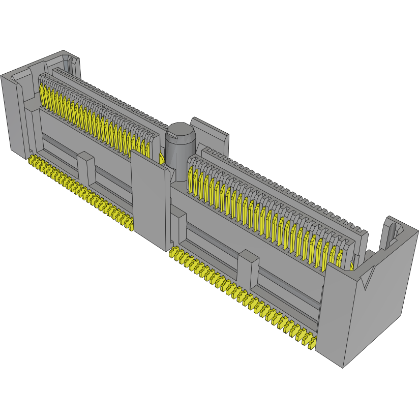 Samtec-QFS-052-06.25-SL-D Steckverbinderleisten und Leiterplattenbuchsen Conn Micro High Speed Socket Strip SKT 104 POS 0.635mm Solder ST SMD Tray