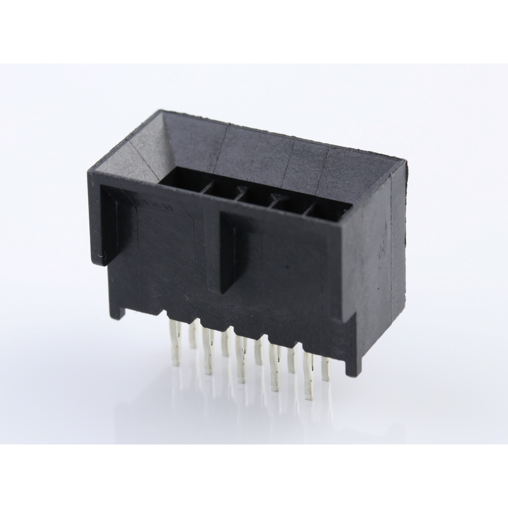 Molex-45280-1052 Steckverbinderleisten und Leiterplattenbuchsen Conn Wire to Board HDR 10Power POS 3mm Press Fit ST Top Entry Thru-Hole Micro-Fit BMI CPI Tray