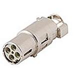 Conn Circular SKT 4 POS Crimp ST Cable Mount 4 Terminal 1 Port Bag