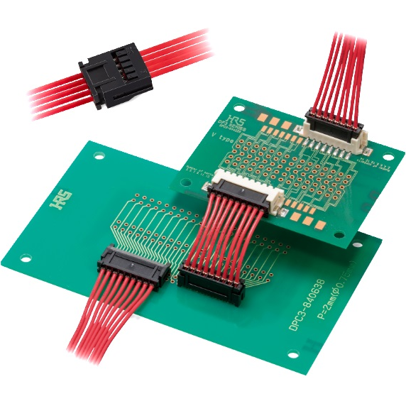 Hirose Electric-DF3E-8P-2H(50) Steckverbinderleisten und Leiterplattenbuchsen Conn Shrouded Header HDR 8 POS 2mm Solder RA Side Entry SMD Bag