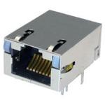 Bel Fuse-2250936-1 Steckverbinder, Telefon und Telekommunikation Conn RJ-45 RCP 8 POS 1.02mm Solder RA Thru-Hole 16 Terminal 1 Port