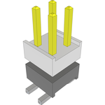 Conn Socket Strip SKT 4 POS 2.54mm Solder ST Top Entry SMD Tube