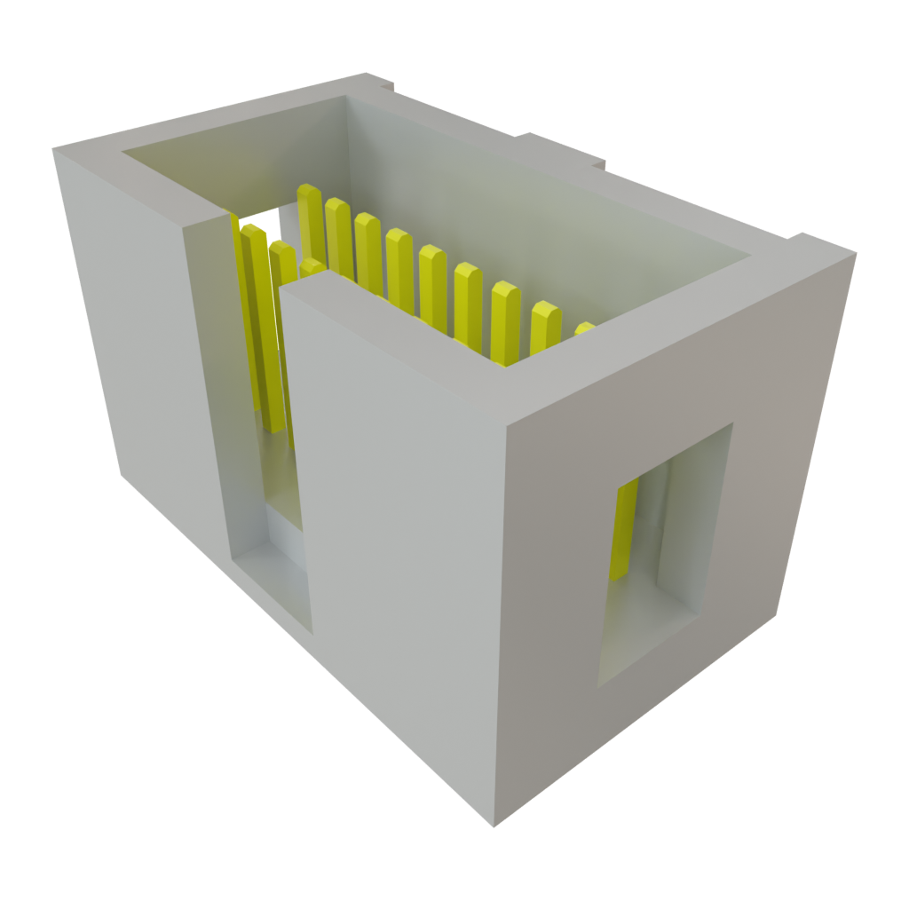 Samtec-TML-110-02-S-D 连接器插头及 PCB 插座 Conn Shrouded Header (4 Sides) HDR 20 POS 1.27mm Solder ST Thru-Hole Bulk
