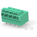 TE Connectivity-1776261-4 Steckverbinder, Klemmenblöcke Conn Eurostyle Block 4 POS 5mm Solder RA Thru-Hole 10A/Contact Carton