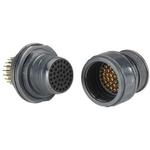 Conn Circular SKT 10 POS Solder Bucket ST Jam Nut 10 Terminal 1 Port