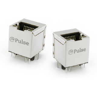 Pulse Electronics Corporation-JXD2-0Z11NL 电话及电信连接器 Conn RJ-45 F 8 POS 1.27mm Solder ST Thru-Hole 8 Terminal 1 Port PulseJack™