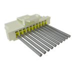 Cable Assembly Discrete Wire 0.045m 28AWG Wire to Board 10 POS SKT Crimp Micro Mate™ Bag