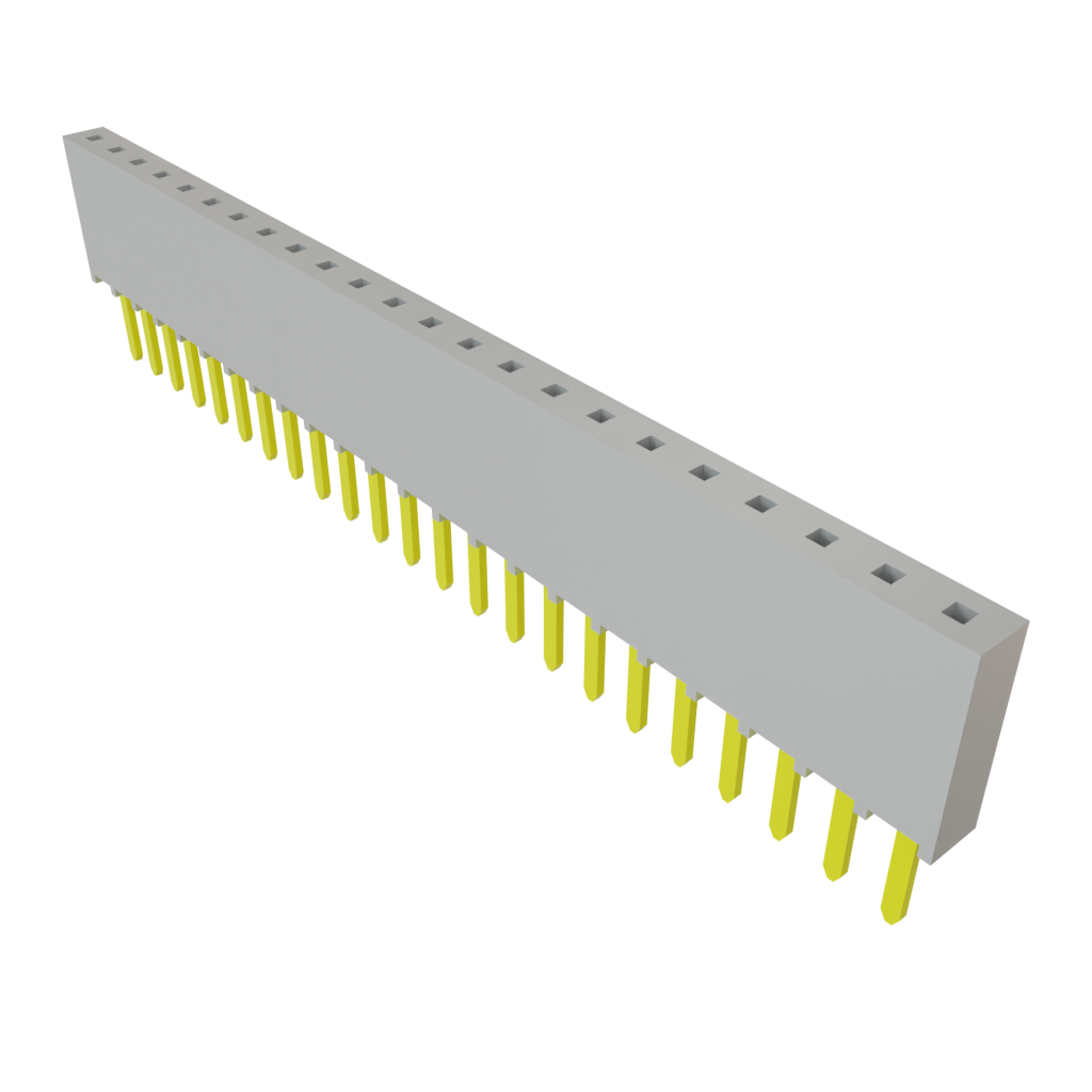 Samtec-SSW-123-02-G-S Steckverbinderleisten und Leiterplattenbuchsen Conn Socket Strip SKT 23 POS 2.54mm Solder ST Top Entry Thru-Hole Bulk