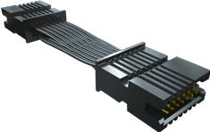 Samtec-TFSD-10-30-G-06.00-TR-NDX Andere Kabelbaugruppen Cable Assembly Discrete Wire 0.152m 30AWG Terminal Strip to Socket Strip 20 to 20 POS HDR-SKT Crimp-Crimp Layer