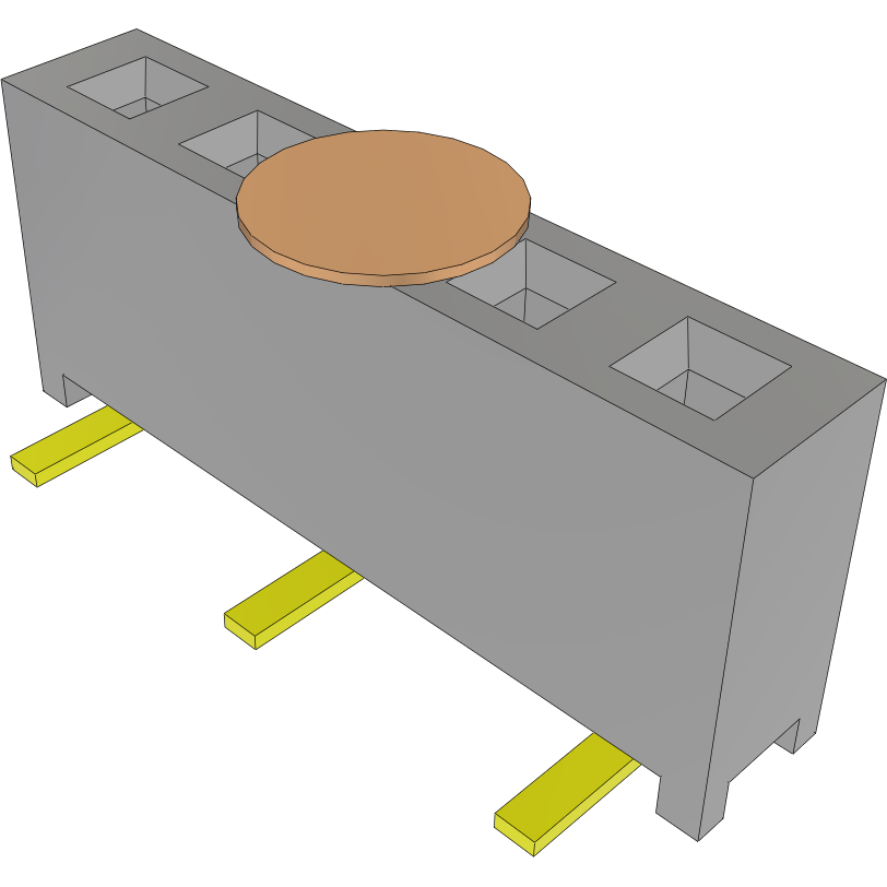 Samtec-MMS-105-02-L-SV-K 连接器插头及 PCB 插座 Conn Socket Strip SKT 5 POS 2mm Solder ST Top Entry SMD Tube
