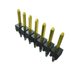 Samtec-PHT-138-01-L-D Connector Headers and PCB Receptacles Conn Unshrouded Header HDR 76 POS 2.54mm Press Fit ST Top Entry Thru-Hole Tube