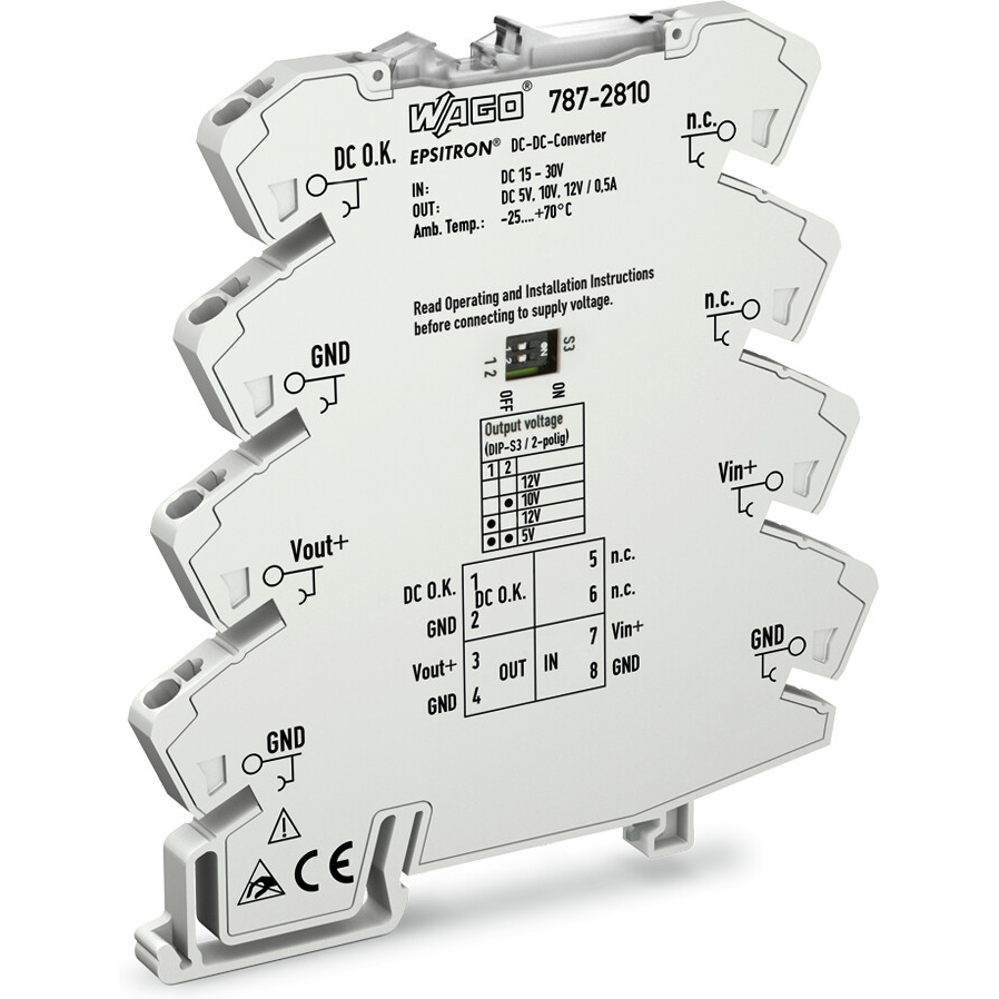 WAGO-787-2810 DC to DC Converter and Switching Regulator Module 12Watt Output DC to DC Converter