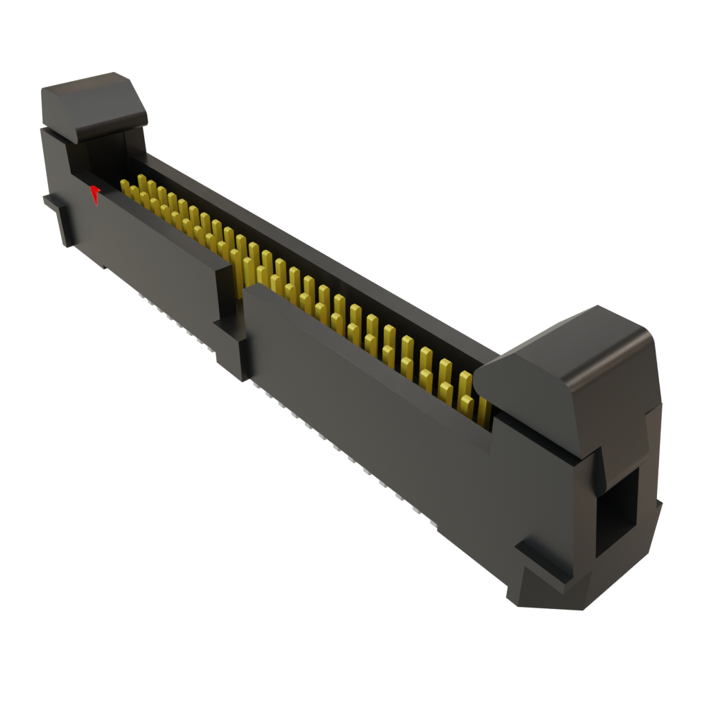 Samtec-EHF-125-01-L-D Steckverbinderleisten und Leiterplattenbuchsen Conn Ejector Header HDR 50 POS 1.27mm Solder ST Top Entry Thru-Hole Tube