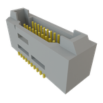 Conn Shrouded Header (4 Sides) HDR 20 POS 0.8mm Solder ST Top Entry SMD Tray