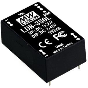 Mean Well Enterprises-LDB-500L LED 电源 DC/DC LED Power Supply 16W Single 9-Pin